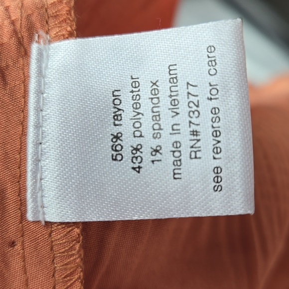 Elizabeth And James Coral Jacquard Flare Sleeve Off The Shoulder Blouse Size XS - Picture 11 of 15